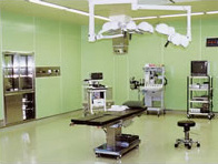 合成空気を使用する手術室